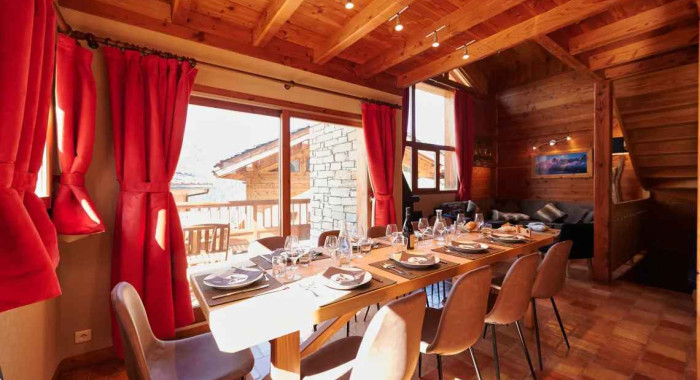 Chalet Herrison, Les Arcs: Plan Peisey ski chalet, image 3